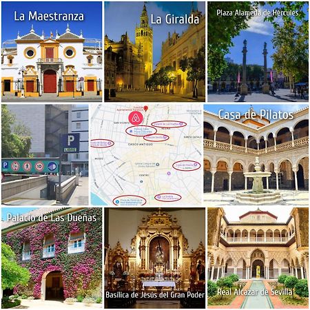 Apartamento En Sevilla Centro Con Vistas A La Plaza Alameda De Hercules - Hasta 6 Personas Bagian luar foto